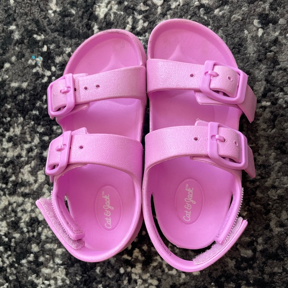 “Cat & Jack footbed sandals”